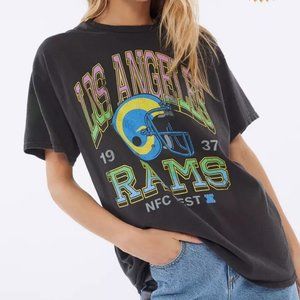 Vintage Los Angeles Rams Black T-Shirt, NFL Football Fan Shirt, American Sport